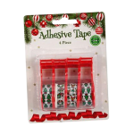 Christmas Stationery Tape 4 Piece Christmas Stationery Tape 4 Piece